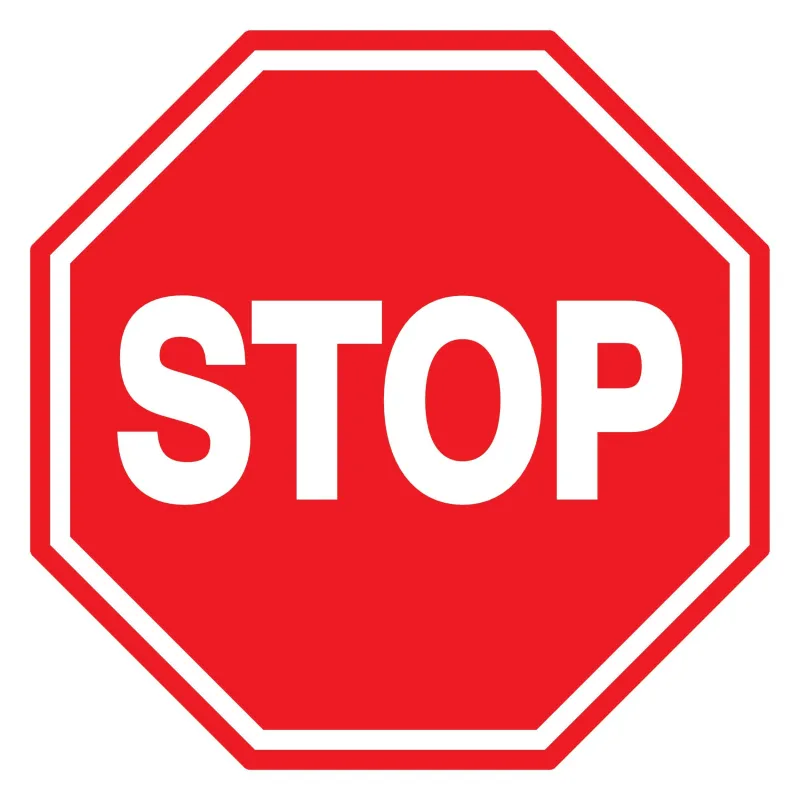Panneau STOP NORMASIGN ADHESIF D.300 Taliaplast 722209 | 722209