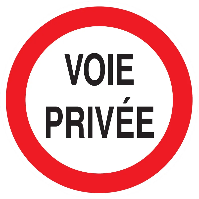 Panneau VOIE PRIVEE CIRCULAT.INTERDITE Taliaplast 724265 | 724265 Panneau VOIE PRIVEE CIRCULAT.INTERDITE Taliaplast 724265 | 724265
