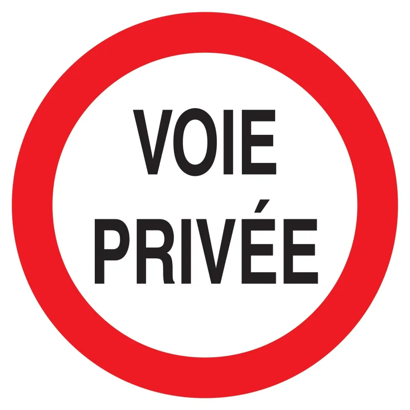 Panneau VOIE PRIVEE CIRCULAT.INTERDITE Taliaplast 727265 | 727265 Panneau VOIE PRIVEE CIRCULAT.INTERDITE Taliaplast 727265 | 727265