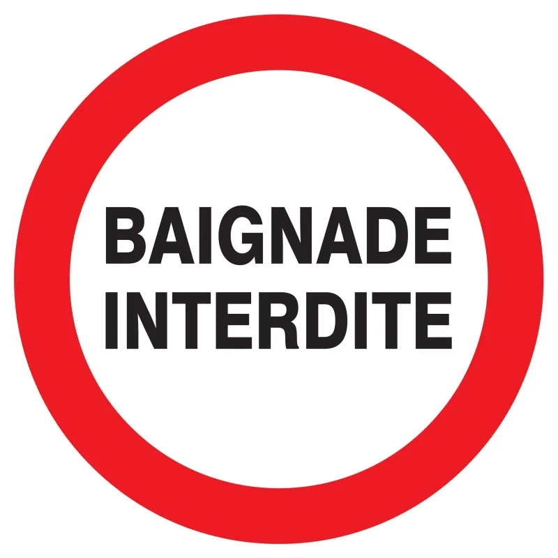 Panneau BAIGNADE INTERDITE D.420mm Taliaplast 723237 | 723237 Panneau BAIGNADE INTERDITE D.420mm Taliaplast 723237 | 723237