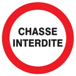 Panneau CHASSE INTERDITE NORMASIGN ADH Taliaplast 724205 | 724205