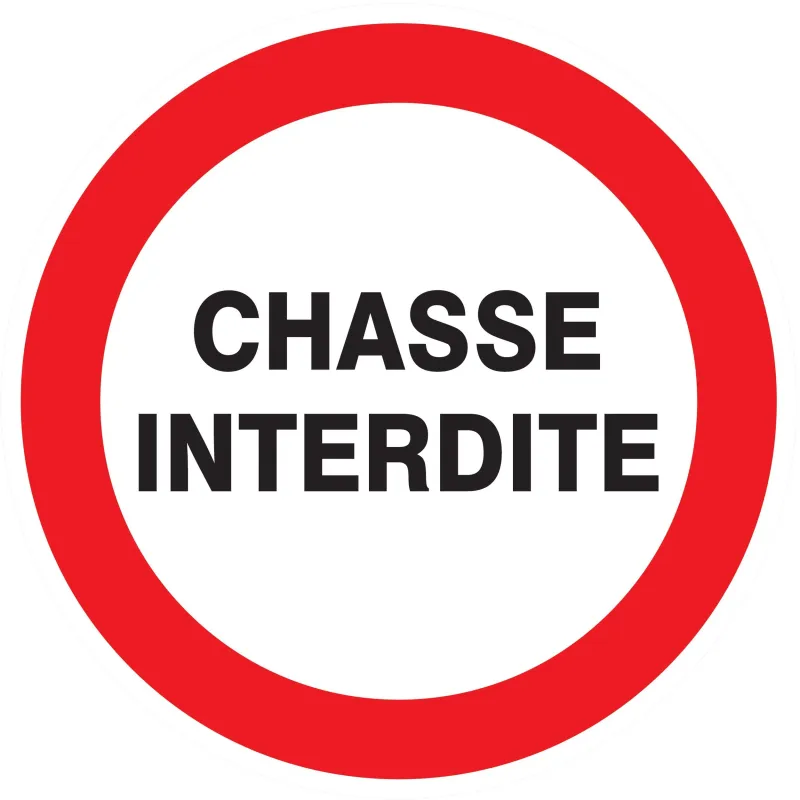 Panneau CHASSE INTERDITE NORMASIGN ADH Taliaplast 724205 | 724205
