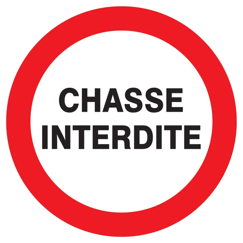 Panneau CHASSE INTERDITE NORMASIGN ADH Taliaplast 727206 | 727206 Panneau CHASSE INTERDITE NORMASIGN ADH Taliaplast 727206 | 727206