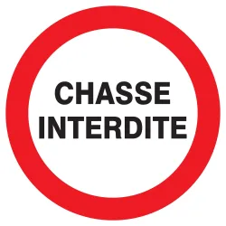 Panneau CHASSE INTERDITE NORMASIGN ADH Taliaplast 722206 | 722206
