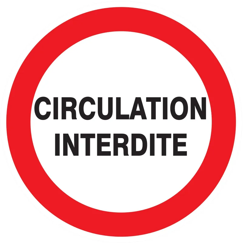 Panneau CIRCULATION INTERDITE D.80mm Taliaplast 724206 | 724206 Panneau CIRCULATION INTERDITE D.80mm Taliaplast 724206 | 724206