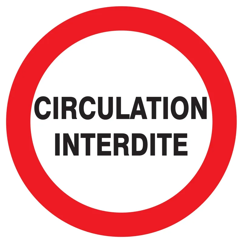 Panneau CIRCULATION INTERDITE NORMASIG Taliaplast 723206 | 723206 Panneau CIRCULATION INTERDITE NORMASIG Taliaplast 723206 | 723206