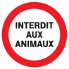 Panneau INTERDIT AUX ANIMAUX NORMASIGN Taliaplast 724231 | 724231
