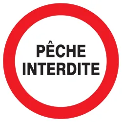 Panneau PECHE INTERDITE D.420mm Taliaplast 723233 | 723233