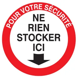 Panneau POUR VOTRE SECURITE NE RIEN ST Taliaplast 724207 | 724207