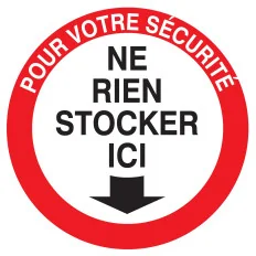 Panneau POUR VOTRE SECURITE NE RIEN ST Taliaplast 724207 | 724207
