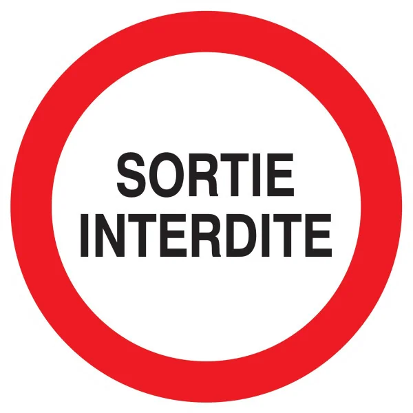 Panneau SORTIE INTERDITE NORMASIGN ADH Taliaplast 722241 | 722241 Panneau SORTIE INTERDITE NORMASIGN ADH Taliaplast 722241 | 722241