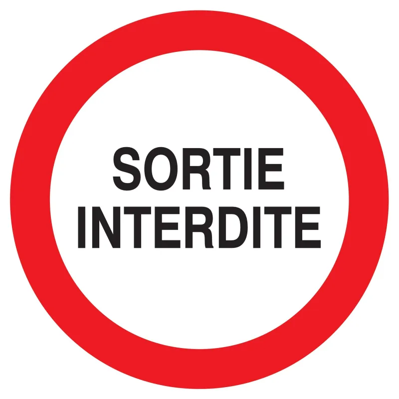 Panneau SORTIE INTERDITE D.420mm Taliaplast 723242 | 723242 Panneau SORTIE INTERDITE D.420mm Taliaplast 723242 | 723242