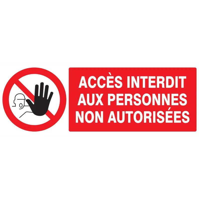 Panneau ACCES INTERDIT AUX PERSONNES N Taliaplast 726210 | 726210 Panneau ACCES INTERDIT AUX PERSONNES N Taliaplast 726210 | 726210