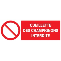 Panneau CUEILLETTE DES CHAMPIGNONS INT Taliaplast 726221 | 726221