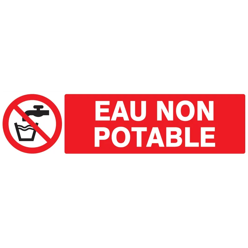 Panneau EAU NON POTABLE NORMASIGN ADHE Taliaplast 720214 | 720214 Panneau EAU NON POTABLE NORMASIGN ADHE Taliaplast 720214 | 720214