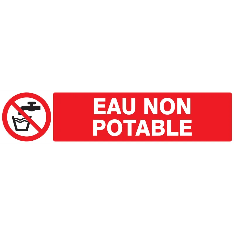 Panneau EAU NON POTABLE NORMASIGN ADHE Taliaplast 725214 | 725214 Panneau EAU NON POTABLE NORMASIGN ADHE Taliaplast 725214 | 725214
