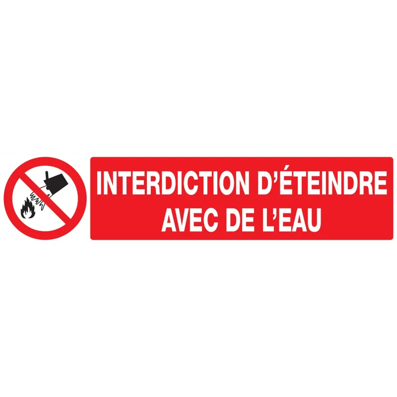Panneau INTERDICTION D'ETEINDRE AVEC D Taliaplast 725213 | 725213 Panneau INTERDICTION D'ETEINDRE AVEC D Taliaplast 725213 | 725213