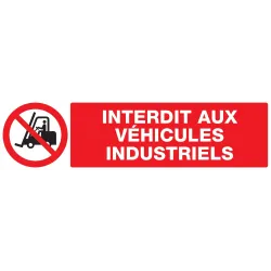 Panneau INTERDIT AUX VEHICULES INDUST. Taliaplast 720228 | 720228