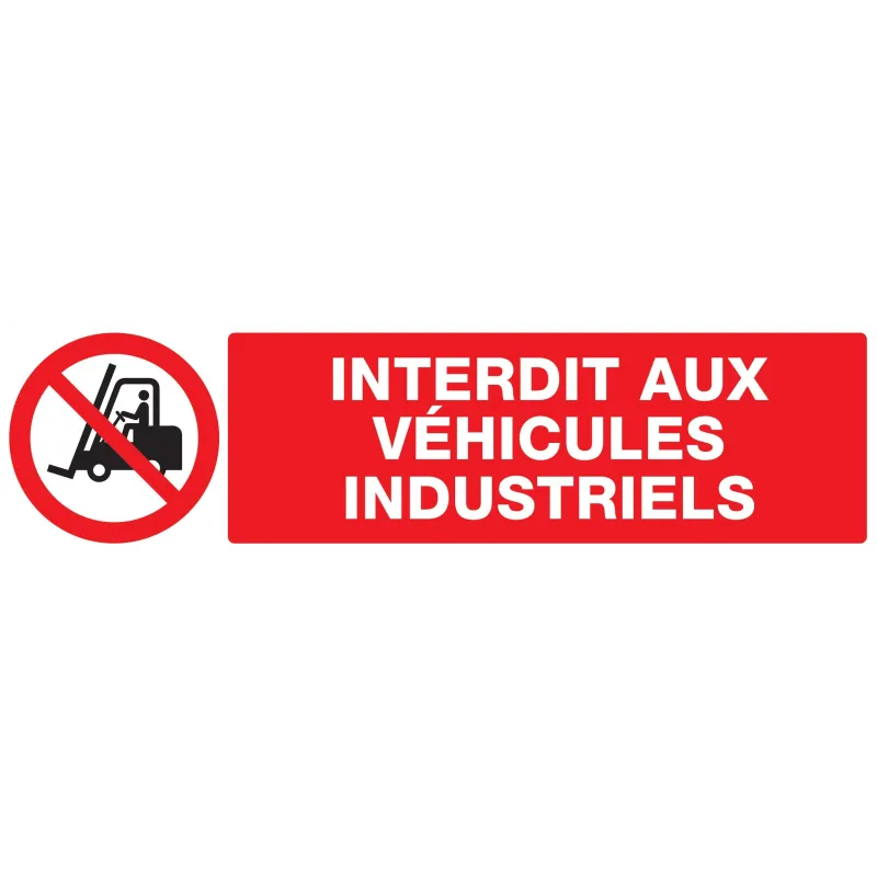 Panneau INTERDIT AUX VEHICULES INDUST. Taliaplast 720228 | 720228 Panneau INTERDIT AUX VEHICULES INDUST. Taliaplast 720228 | 720228