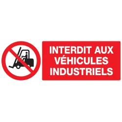 Panneau INTERDIT AUX VEHICULES INDUST. Taliaplast 726228 | 726228