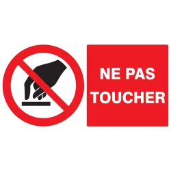 Panneau NE PAS TOUCHER 330X200 NORMASI Taliaplast 721234 | 721234