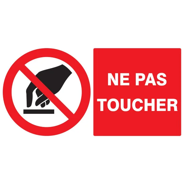 Panneau NE PAS TOUCHER 330X200 NORMASI Taliaplast 721234 | 721234 Panneau NE PAS TOUCHER 330X200 NORMASI Taliaplast 721234 | 721234