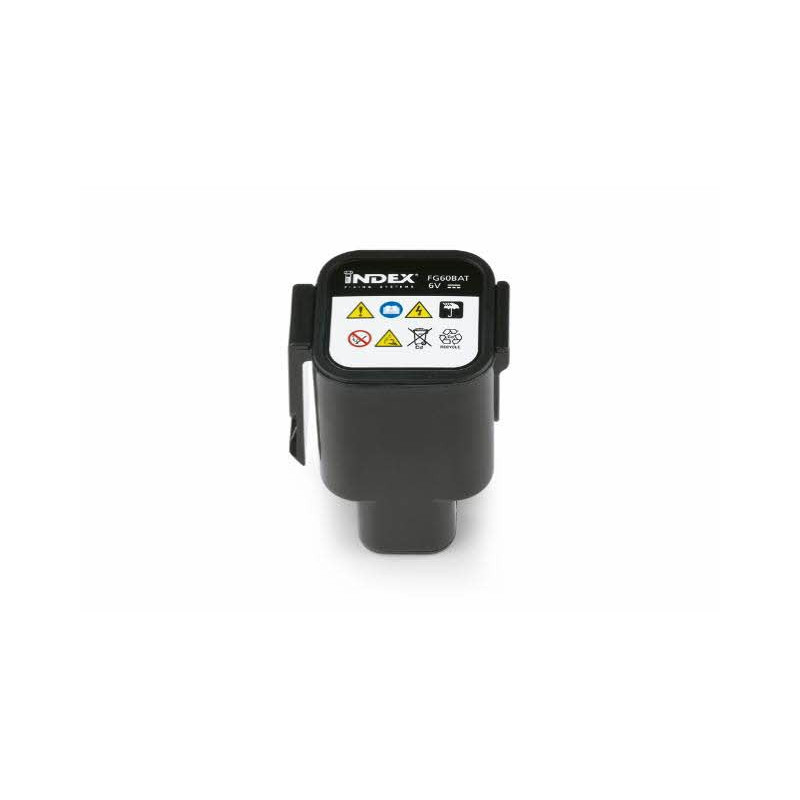 INDEX Accesoires pour pistolet à gaz Batterie pour pistolet FP60GUN ( 1 pièces.) FG60BAT - ekibat