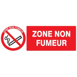 Panneau ZONE NON FUMEUR 330X120 NORMAS Taliaplast 726235 | 726235