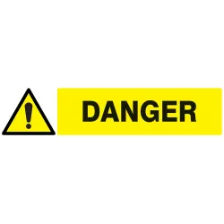 Panneau DANGER 330X75 NORMASIGN ADHESI Taliaplast 725304 | 725304