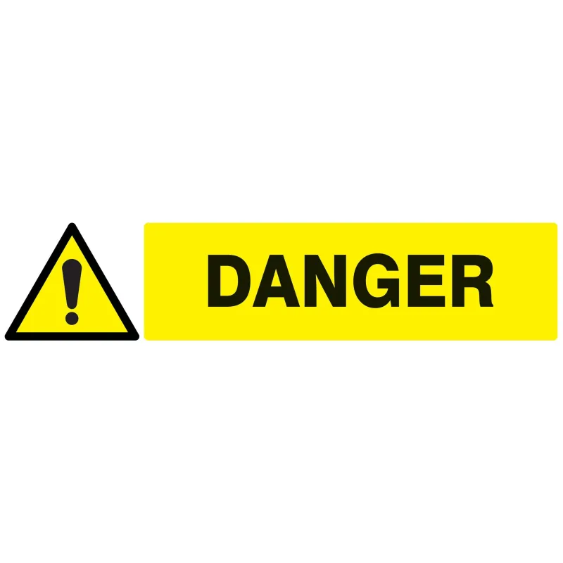 Panneau DANGER 330X75 NORMASIGN ADHESI Taliaplast 725304 | 725304 Panneau DANGER 330X75 NORMASIGN ADHESI Taliaplast 725304 | 725304