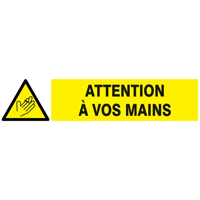 Panneau DANGER ATTENTION A VOS MAINS N Taliaplast 725311 | 725311 Panneau DANGER ATTENTION A VOS MAINS N Taliaplast 725311 | 725311