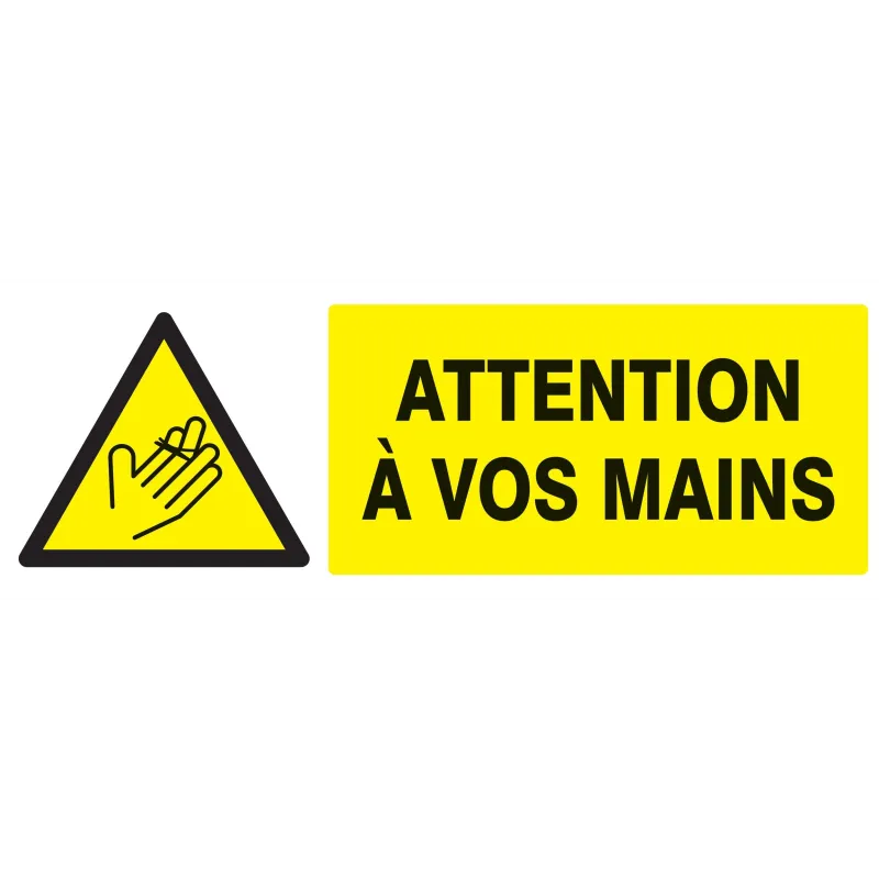 Panneau DANGER ATTENTION A VOS MAINS N Taliaplast 726311 | 726311 Panneau DANGER ATTENTION A VOS MAINS N Taliaplast 726311 | 726311