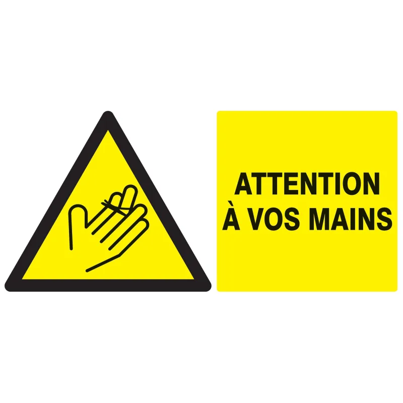 Panneau DANGER ATTENTION A VOS MAINS N Taliaplast 721311 | 721311 Panneau DANGER ATTENTION A VOS MAINS N Taliaplast 721311 | 721311