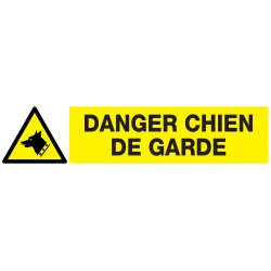 Panneau DANGER, CHIEN DE GARDE NORMASI Taliaplast 725330 | 725330