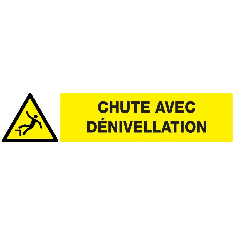 Panneau DANGER RISQUE DE CHUTE NORMASI Taliaplast 725327 | 725327