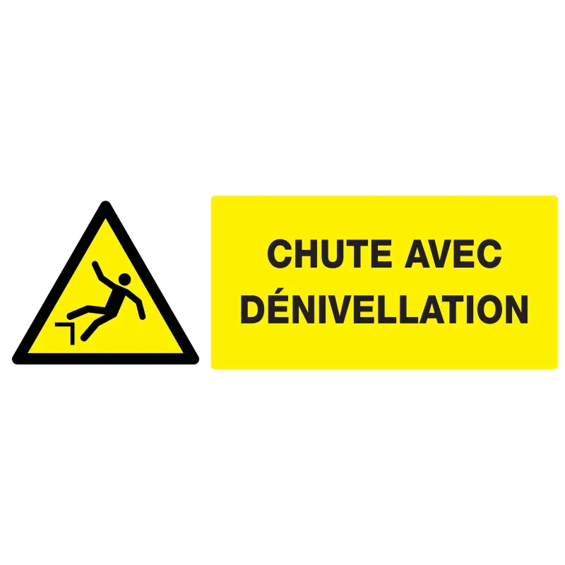 Panneau DANGER RISQUE DE CHUTE NORMASI Taliaplast 726327 | 726327 Panneau DANGER RISQUE DE CHUTE NORMASI Taliaplast 726327 | 726327