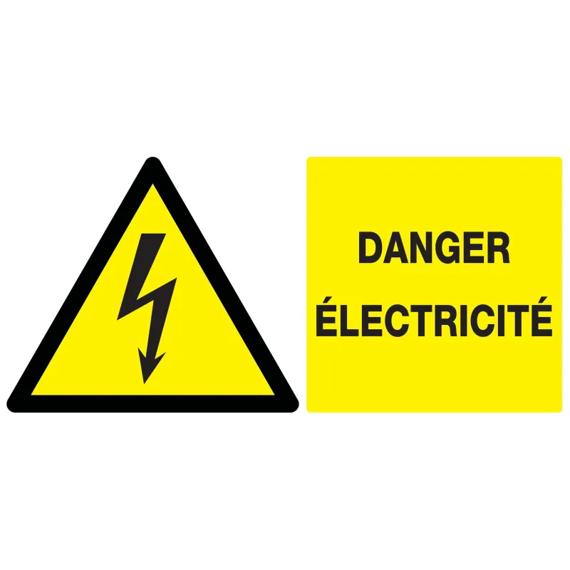 Panneau DANGER ELECTRICITE NORMASIGN A Taliaplast 721305 | 721305 Panneau DANGER ELECTRICITE NORMASIGN A Taliaplast 721305 | 721305