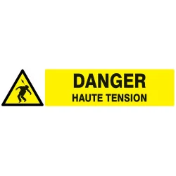 Panneau DANGER HAUTE TENSION 330X75 NO Taliaplast 725302 | 725302