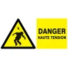 Panneau DANGER HAUTE TENSION 330X200 N Taliaplast 721302 | 721302