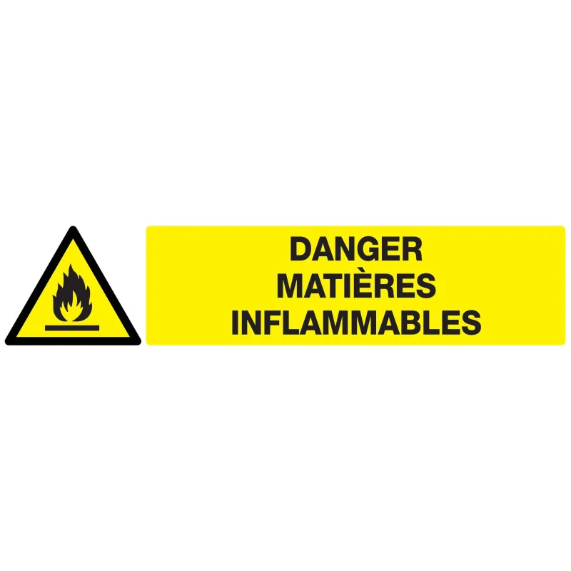 Panneau DANGER MATIERES INFLAMMABLES N Taliaplast 725303 | 725303 Panneau DANGER MATIERES INFLAMMABLES N Taliaplast 725303 | 725303