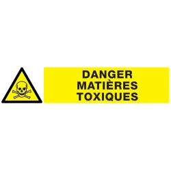 Panneau DANGER MATIERES TOXIQUES NORMA Taliaplast 725301 | 725301