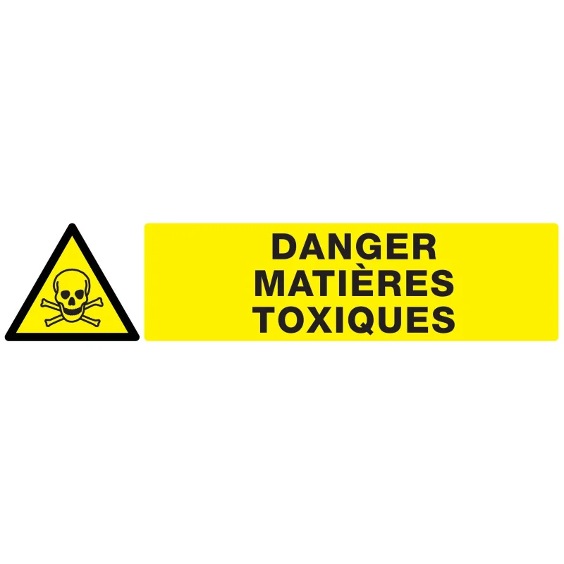 Panneau DANGER MATIERES TOXIQUES NORMA Taliaplast 725301 | 725301 Panneau DANGER MATIERES TOXIQUES NORMA Taliaplast 725301 | 725301