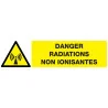 Panneau DANGER RADIAT. NON IONISANTES Taliaplast 720315 | 720315