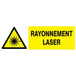 Panneau DANGER RAYONNEMENT LASER NORMA Taliaplast 726316 | 726316