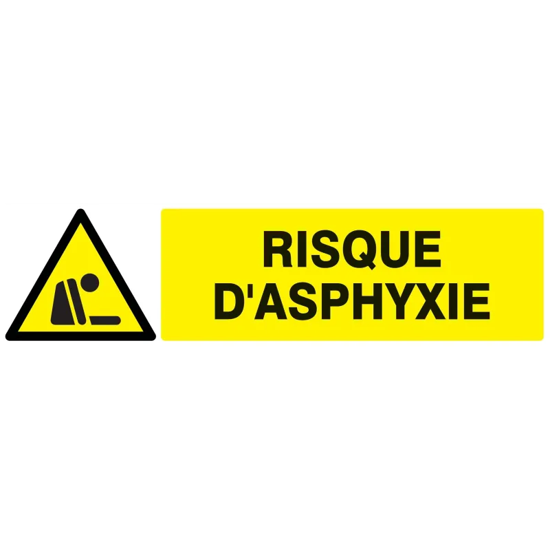 Panneau DANGER RISQUE D'ASPHYXIE NORMA Taliaplast 720329 | 720329 Panneau DANGER RISQUE D'ASPHYXIE NORMA Taliaplast 720329 | 720329