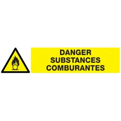 Panneau DANGER SUBSTANCES COMBURANTES Taliaplast 725313 | 725313