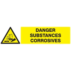 Panneau DANGER SUBSTANCES CORROSIVES N Taliaplast 720309 | 720309