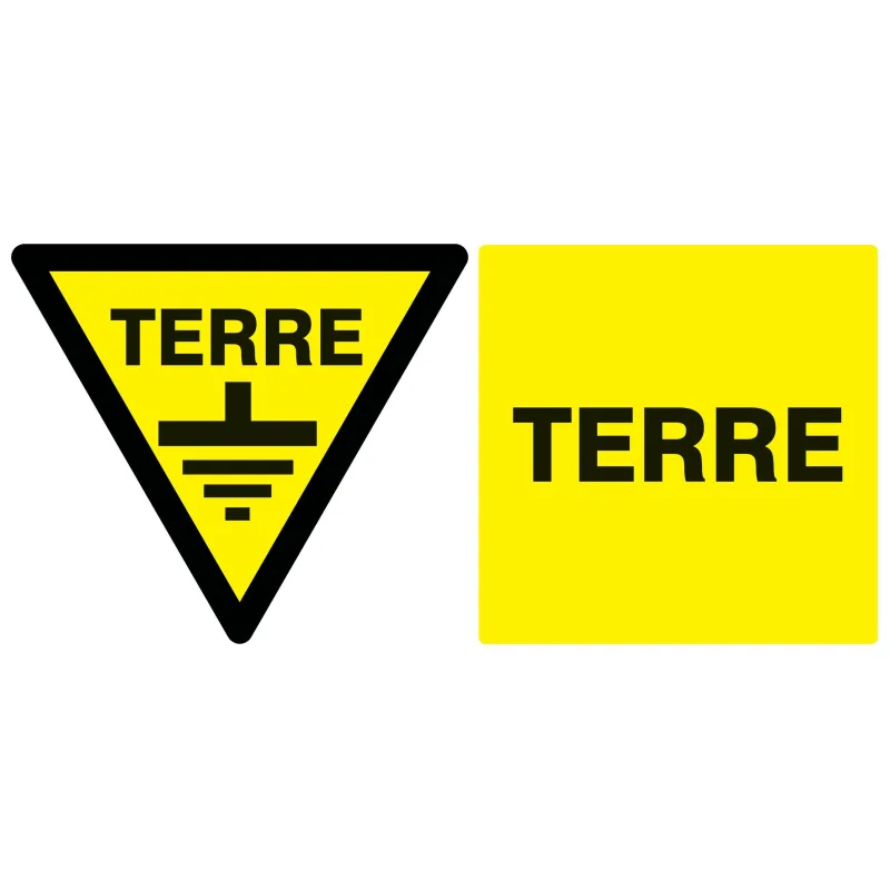 Panneau DANGER TERRE 330x200mm Taliaplast 721318 | 721318 Panneau DANGER TERRE 330x200mm Taliaplast 721318 | 721318