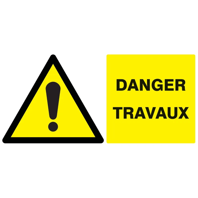 Panneau DANGER TRAVAUX 330X200 NORMASI Taliaplast 721322 | 721322 Panneau DANGER TRAVAUX 330X200 NORMASI Taliaplast 721322 | 721322