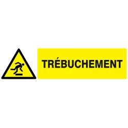 Panneau DANGER TREBUCHEMENT 200X52 NOR Taliaplast 720328 | 720328